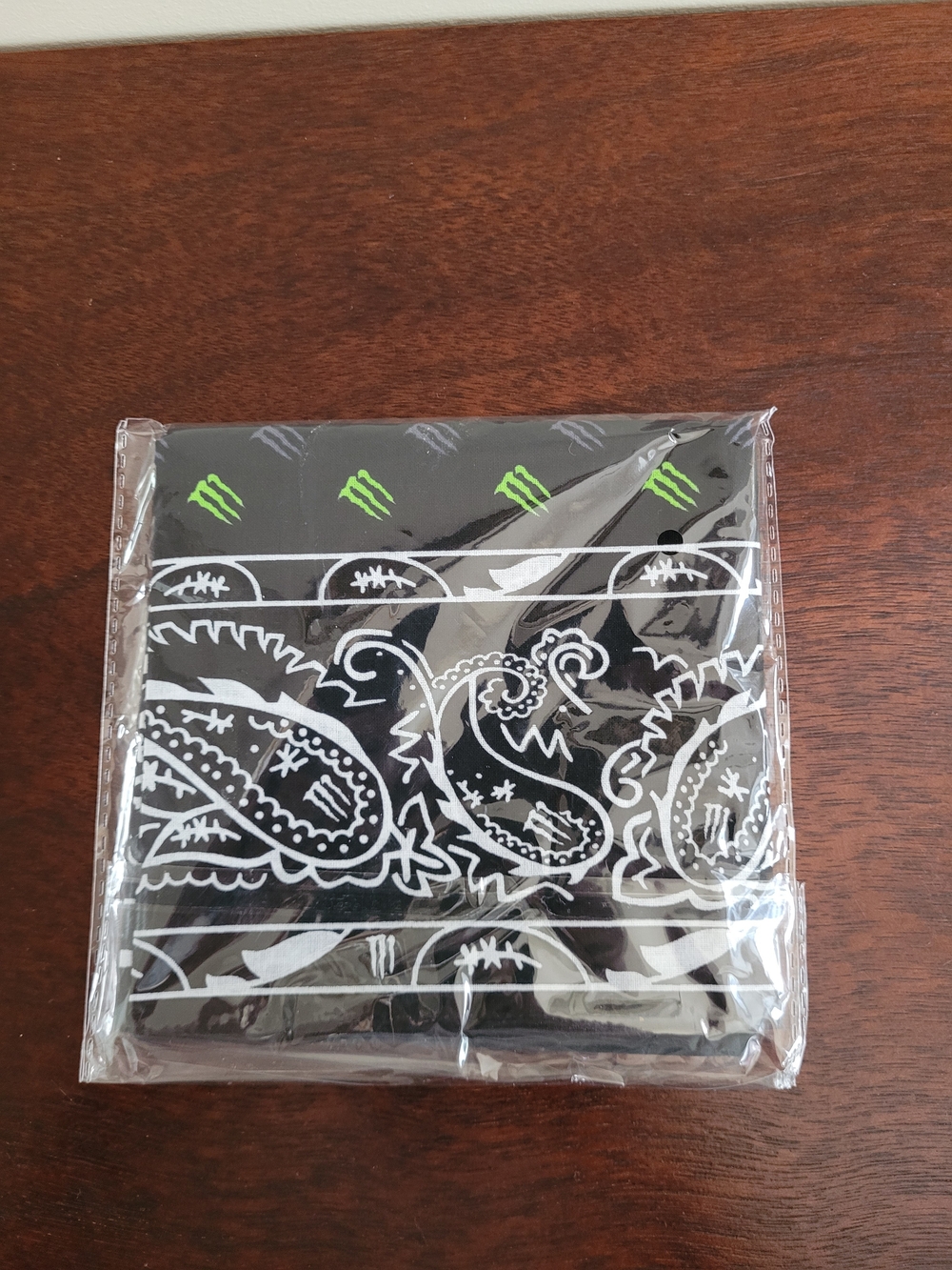 Brand New Monster Black Bandana - Official Branded Accessory